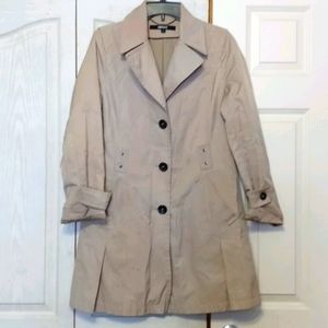 DKNY Single Breasted Lined Trench M